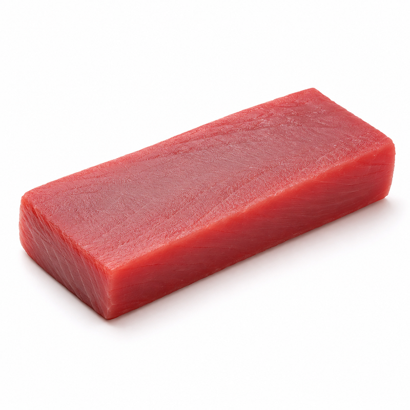 Bluefin Tuna Blocks — product on a white background