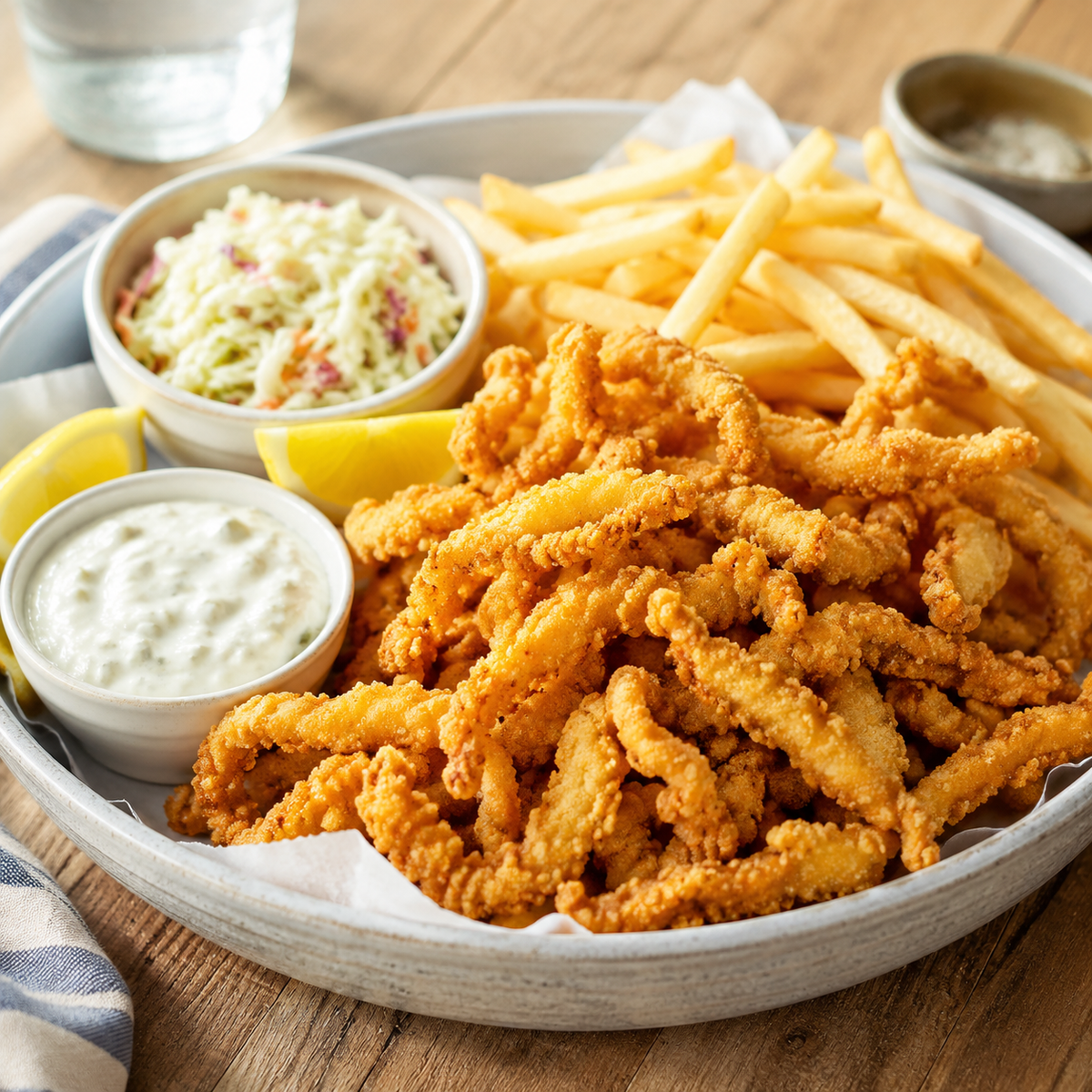 Breaded Clam Strips — lifestyle serving suggestion