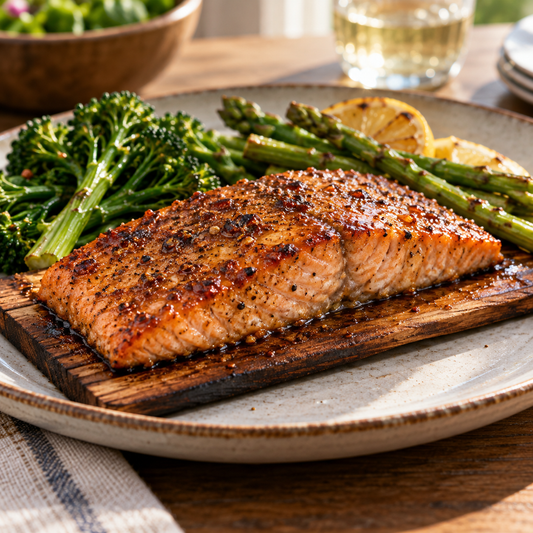 cedar planked sugar spice β lifestyle serving suggestion