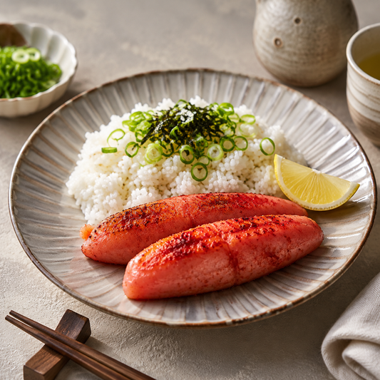Mentaiko (Spicy Pollock Roe) β lifestyle serving suggestion