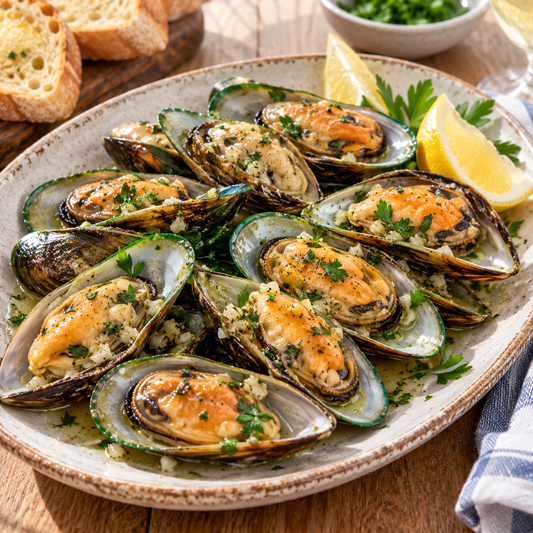 new zealand greenshell mussels β lifestyle serving suggestion