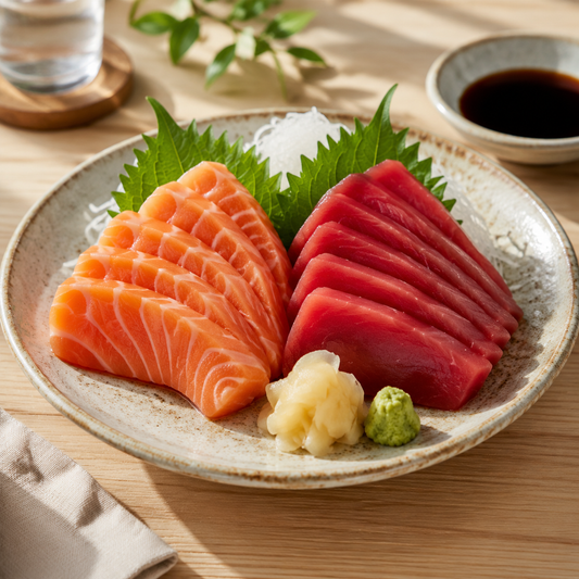 Premium Sashimi Variety Pack (2 Fish) — lifestyle serving suggestion