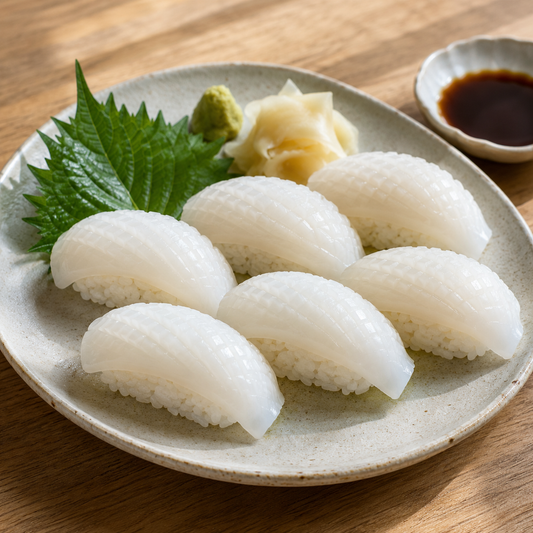 Sashimi Cuttlefish — lifestyle serving suggestion