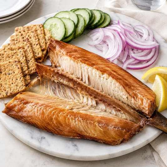 Wood Smoked Whitefish — lifestyle serving suggestion
