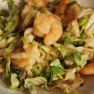 Thai Shrimp and Cabbage (1 Serving)