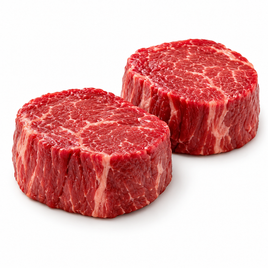 beef tenderloins locally sourced — product on white background