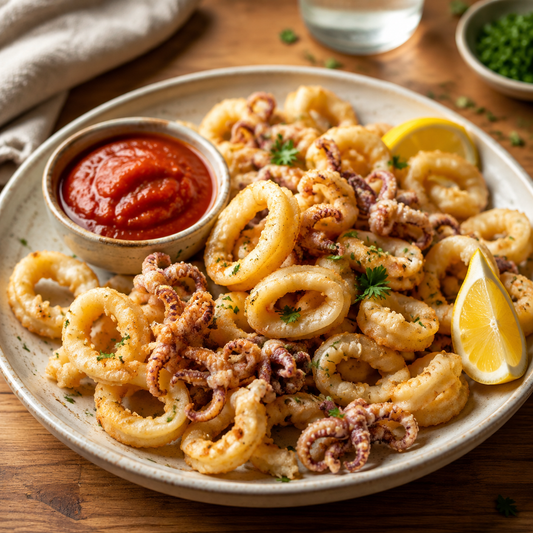 Calamari Rings & Tentacles — lifestyle serving suggestion