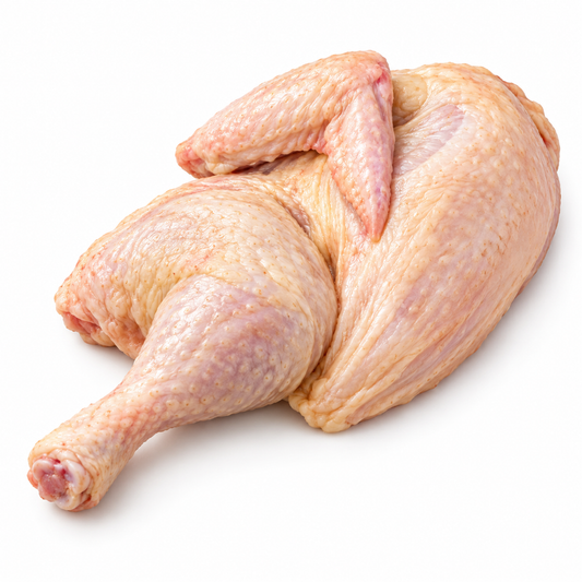 chicken half bell evans — product on white background
