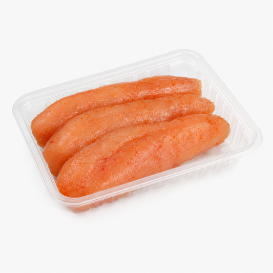 Mentaiko (Spicy Pollock Roe) — product on a white background