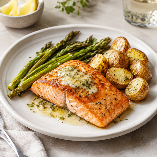 Norwegian Salmon Portions (Sashimi) — lifestyle serving suggestion