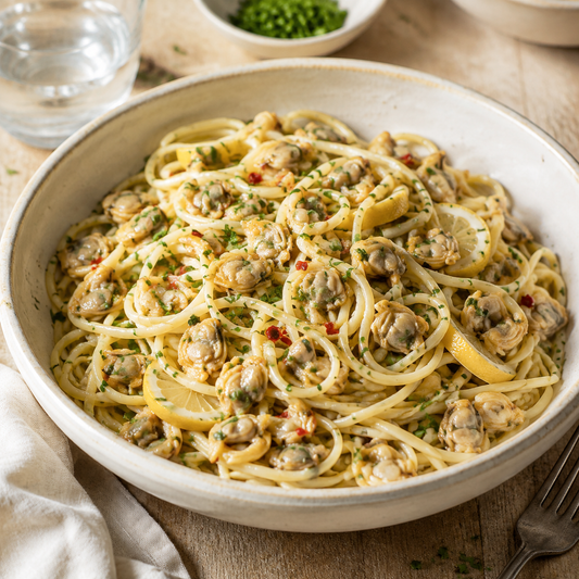 Clam Meat 10.6 oz. — lifestyle serving suggestion