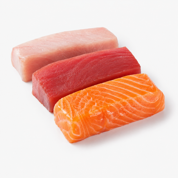 Premium Sashimi Variety Pack (3 Fish) — product on a white background
