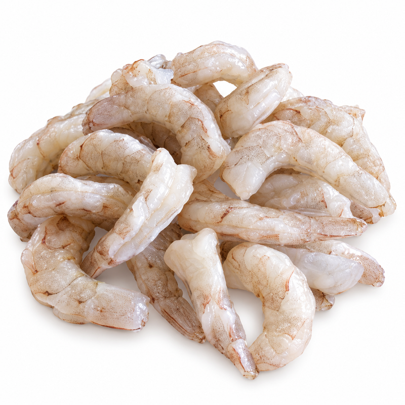white shrimp xl — product on white