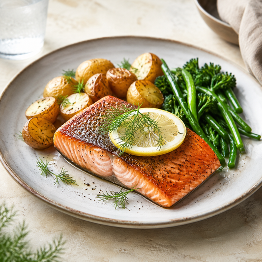 Wild Alaskan Coho Salmon — lifestyle serving suggestion