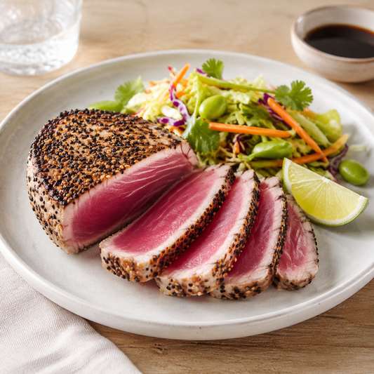 Yellowfin Tuna Steaks — lifestyle serving suggestion