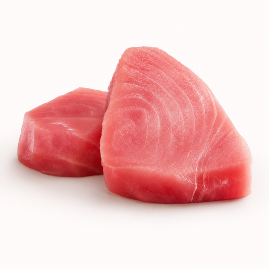 Yellowfin Tuna Steaks — product on a white background