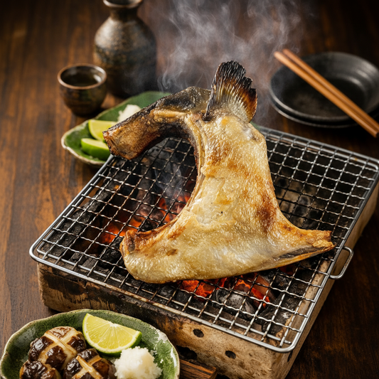 Yellowtail Collars — lifestyle serving suggestion