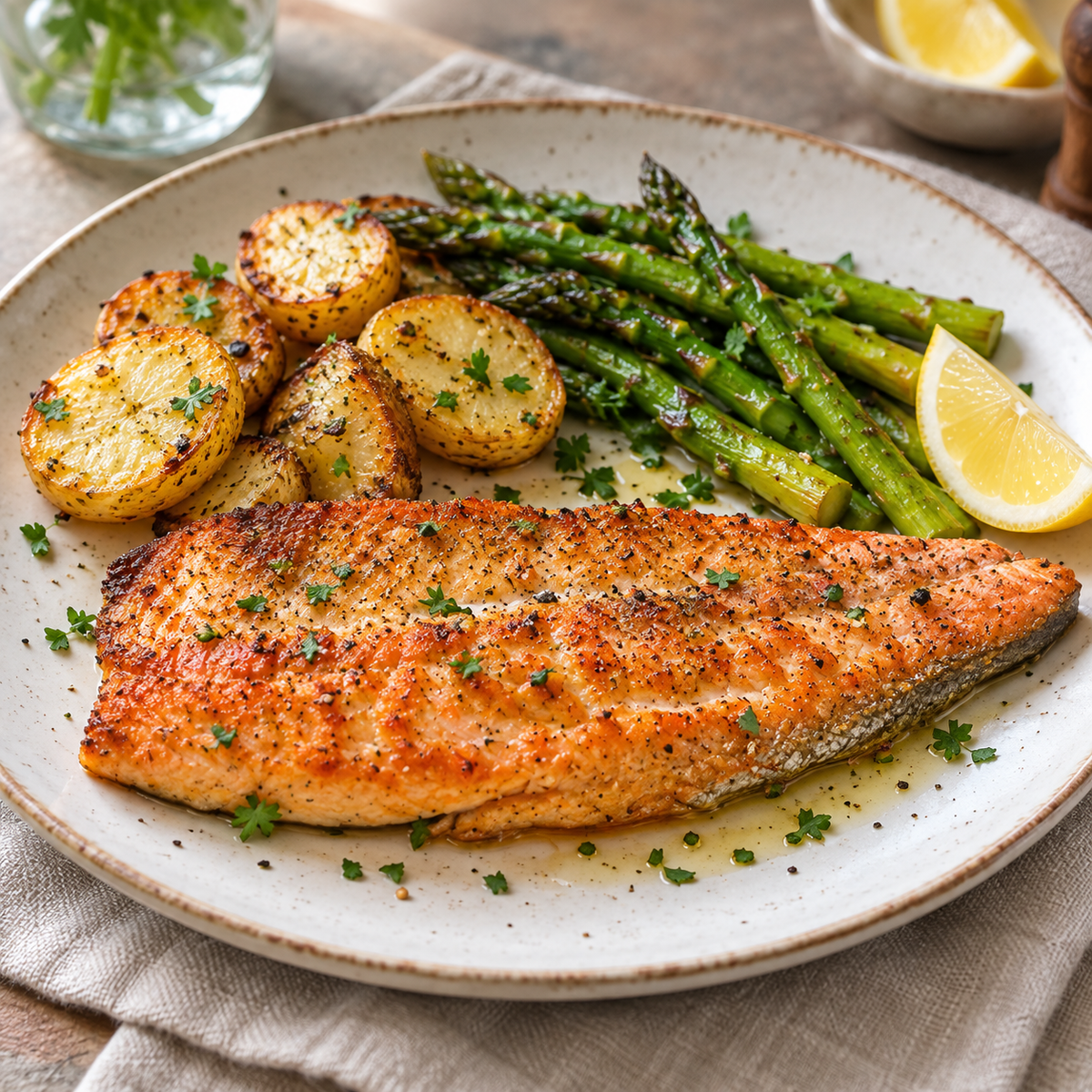 Lake Trout Fillets — serving suggestion